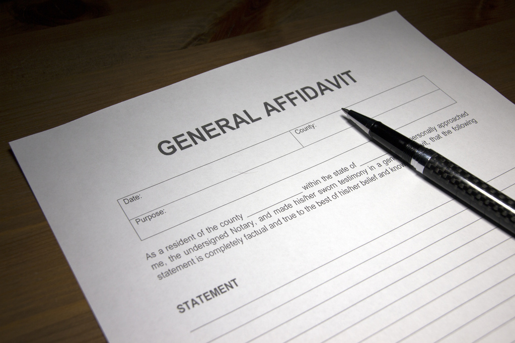 General Affidavit Document