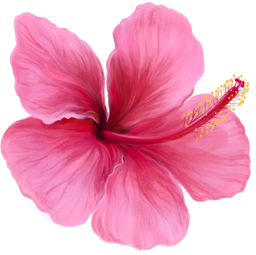 Watercolor Tropical Flower